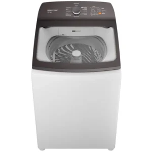 Lavadora de Roupas Brastemp 13kg Cesto Inox - 12 Programas de Lavagem Branca BWK13